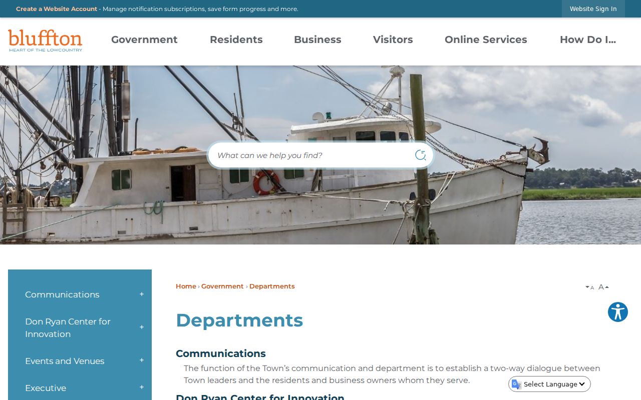 Bluffton Municipal Court within the Beaufort County court case system